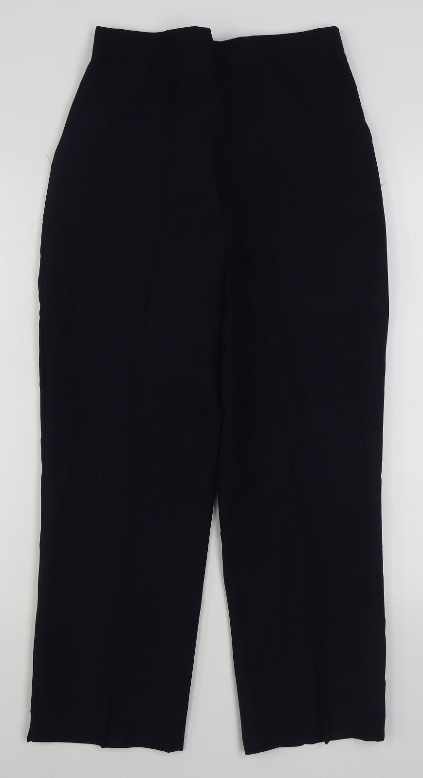 Preworn Womens Blue  Polyester Trousers  Size 12 L25 in Regular