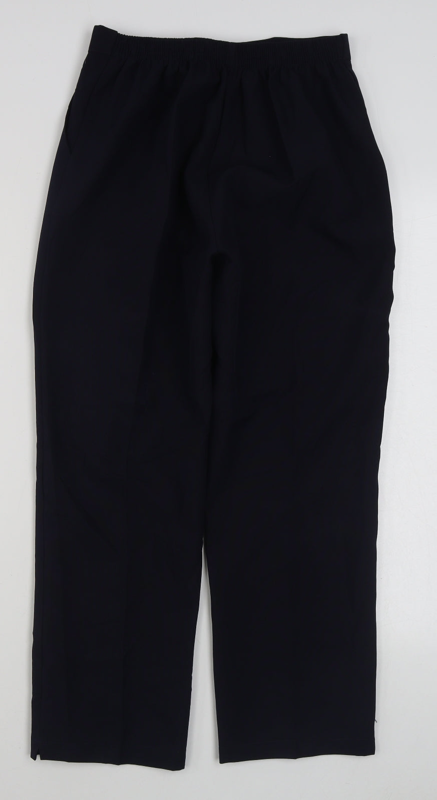 Preworn Womens Blue  Polyester Trousers  Size 12 L25 in Regular