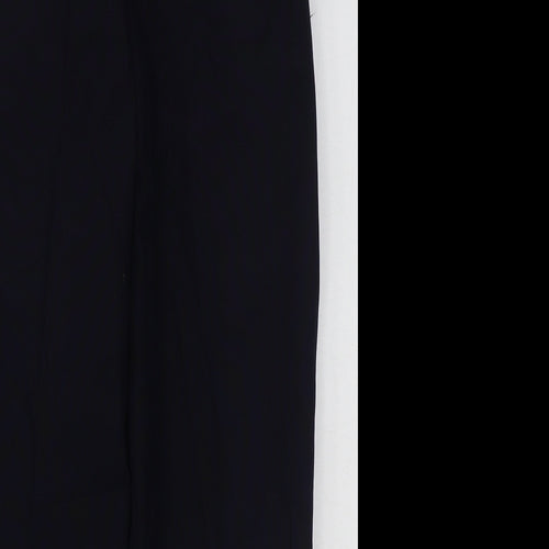 Preworn Womens Blue  Polyester Trousers  Size 12 L25 in Regular