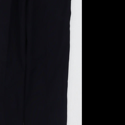 Preworn Womens Blue  Polyester Trousers  Size 12 L25 in Regular