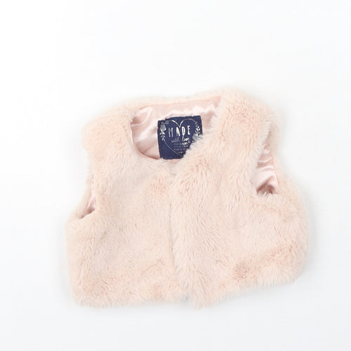 Primark  Girls Pink   Gilet Jacket Size 6-9 Months