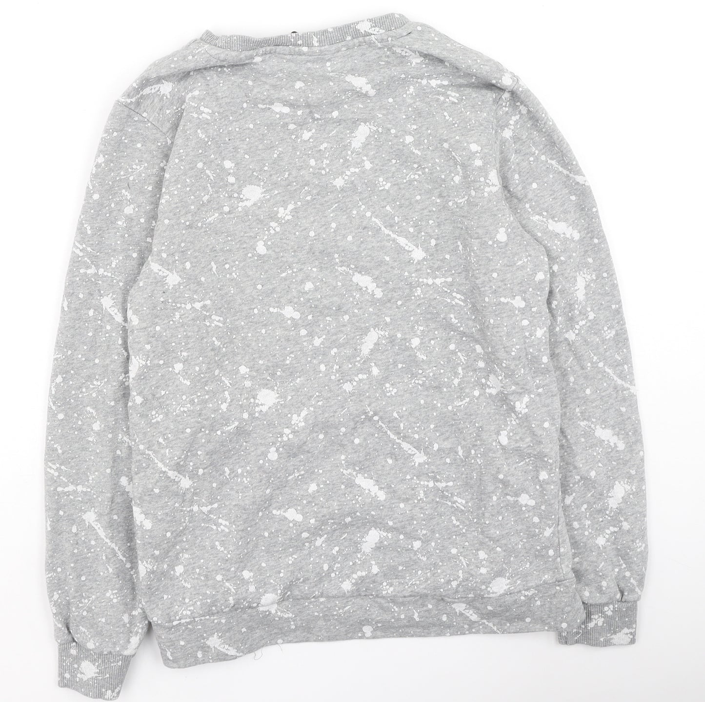 George  Boys Grey  Cotton Pullover Sweatshirt Size 12-13 Years