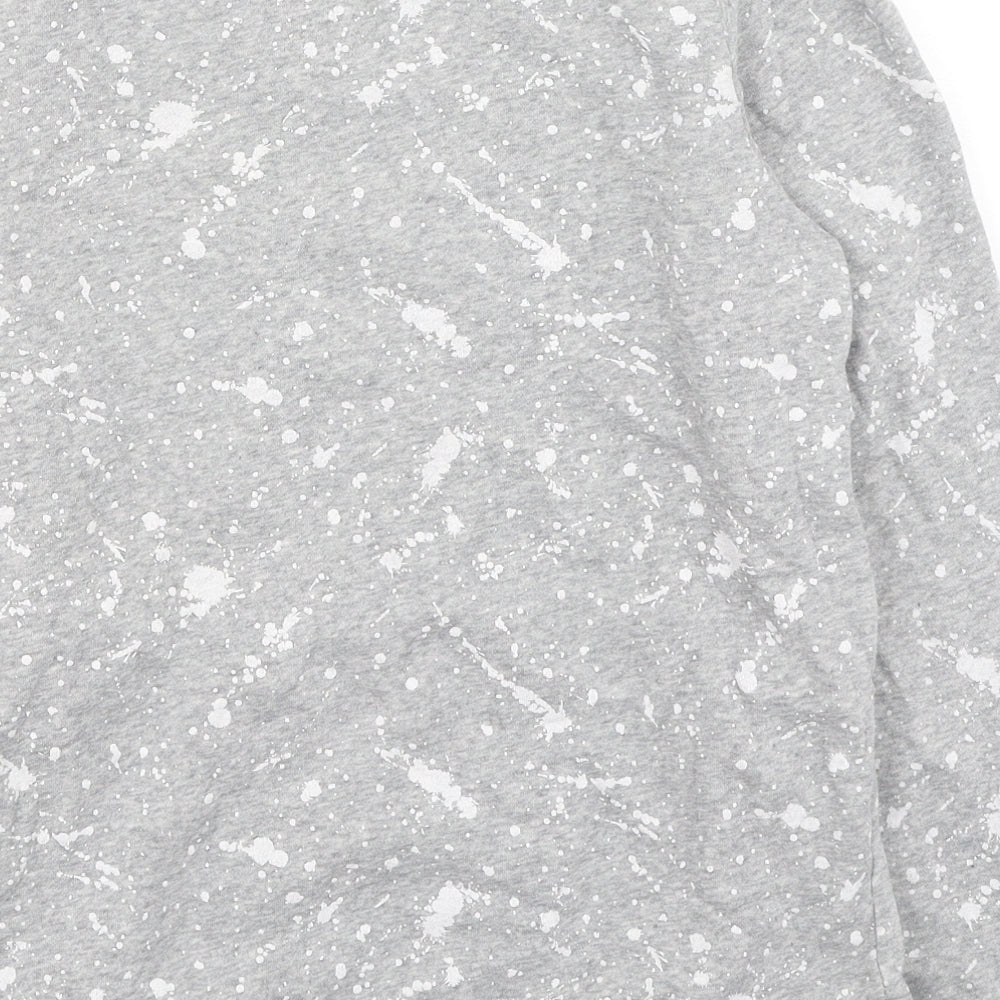 George  Boys Grey  Cotton Pullover Sweatshirt Size 12-13 Years