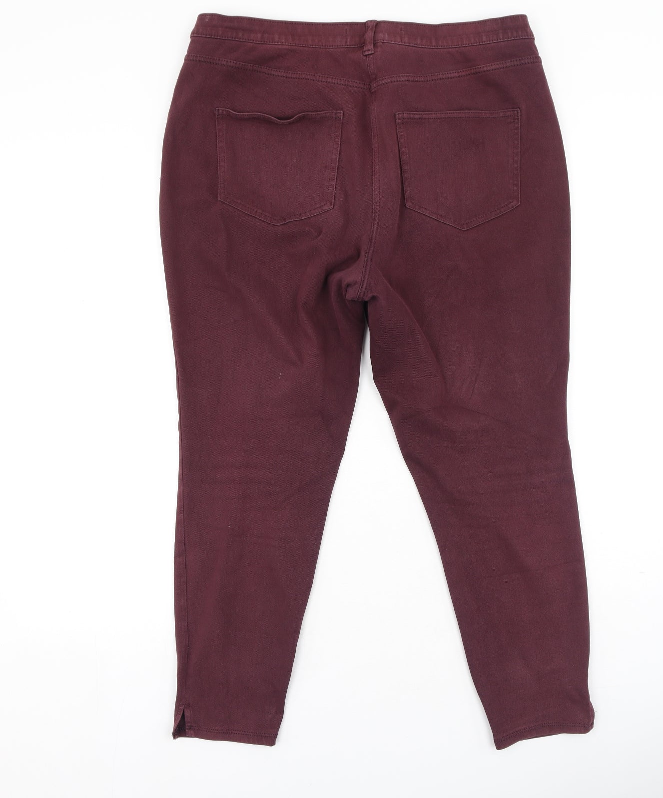 NEXT Womens Red  Cotton Jegging Jeans Size 16 L22 in Regular