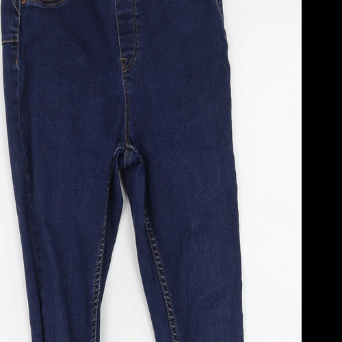 New Look Womens Blue  Cotton Skinny Jeans Size 8 L21 in Regular