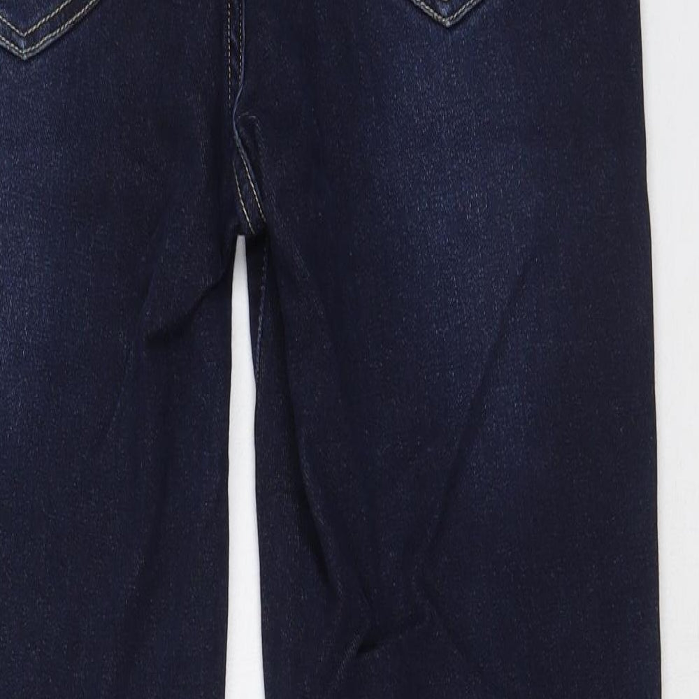 Very  Womens Blue  Cotton Skinny Jeans Size 10 L30 in Regular