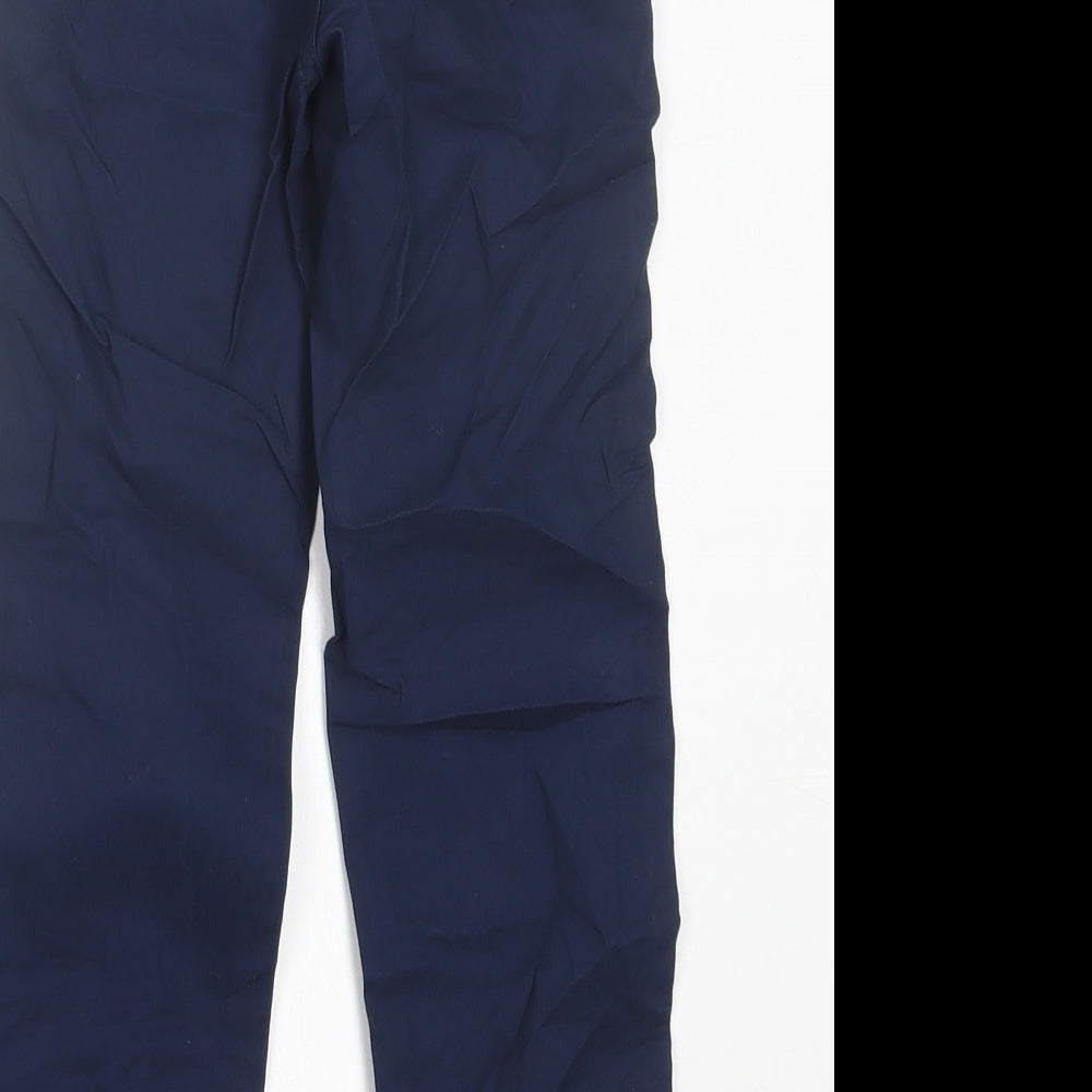 Mayoral Boys Blue  Cotton Chino Trousers Size 5 Years  Regular Button