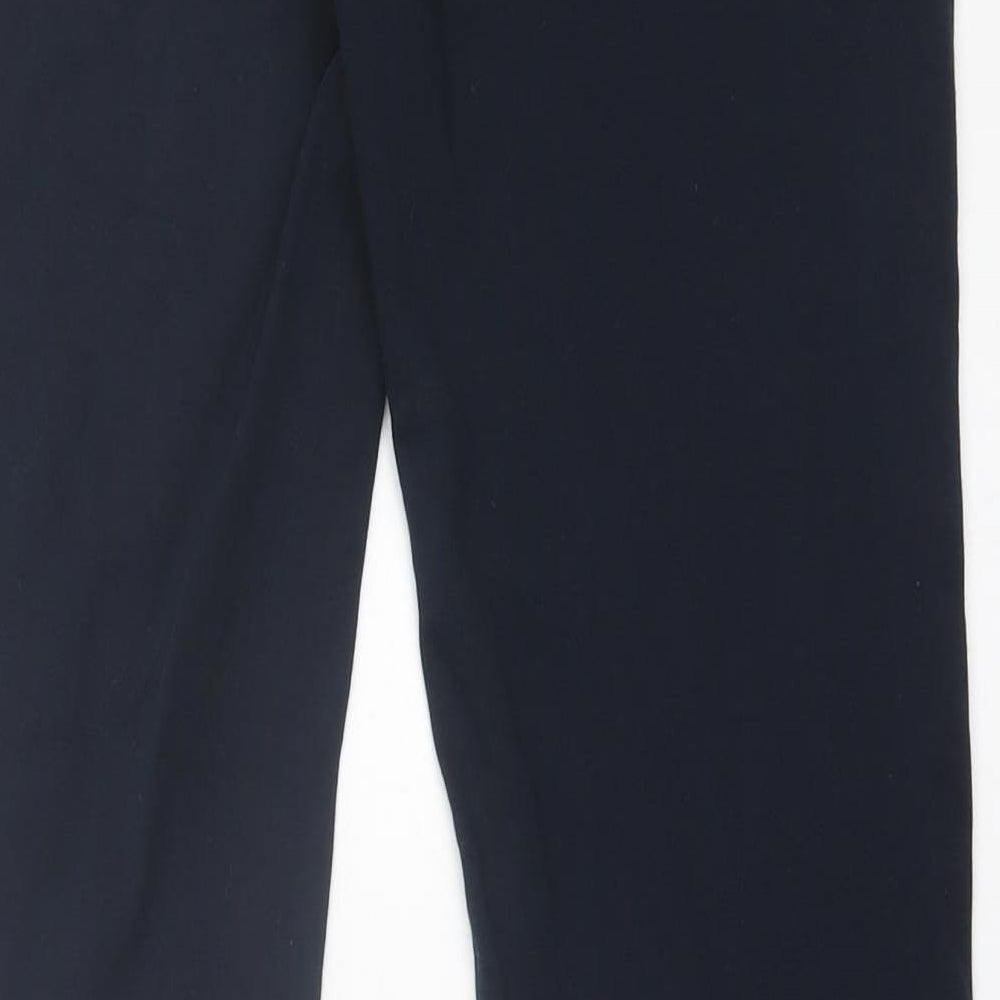 Marks and Spencer Womens Blue  Polyester Sweatpants Trousers Size 10 L30 in Regular
