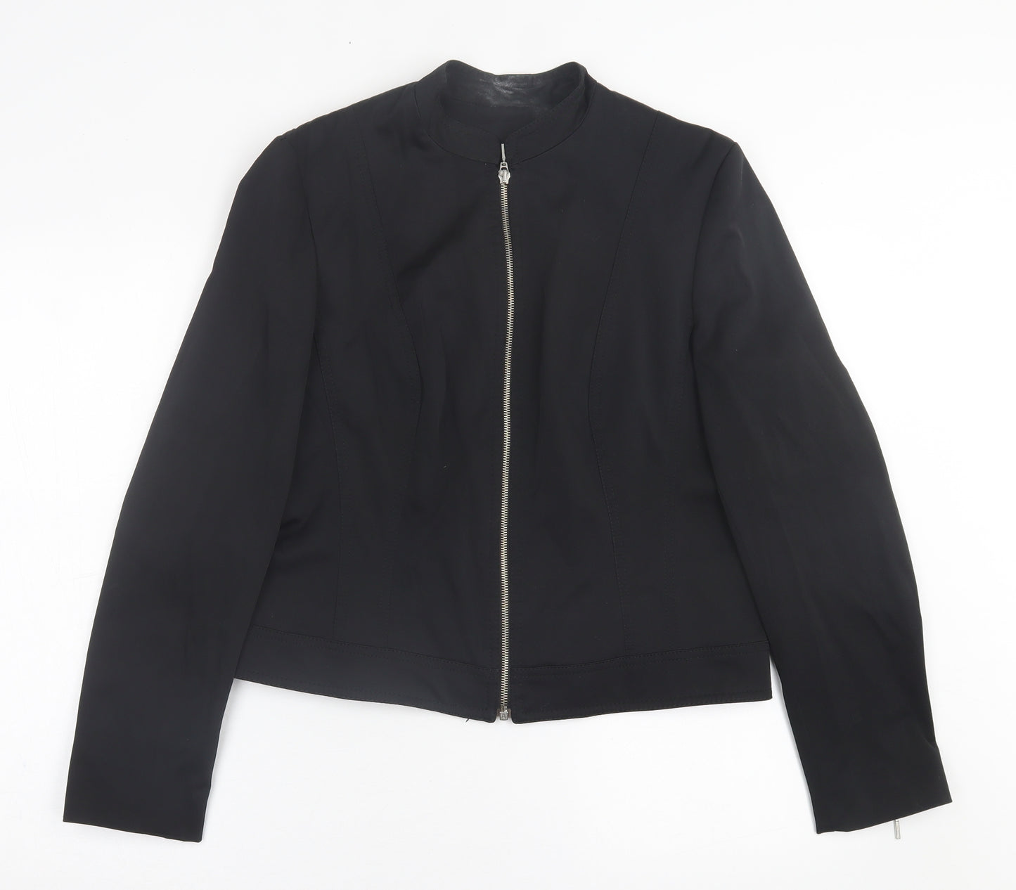 Dorothy Perkins Womens Black   Jacket  Size 14  Zip