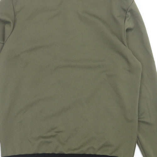Miss Blush Womens Green   Bomber Jacket Jacket Size 10  Zip