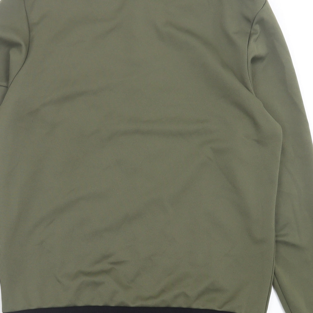 Miss Blush Womens Green   Bomber Jacket Jacket Size 10  Zip