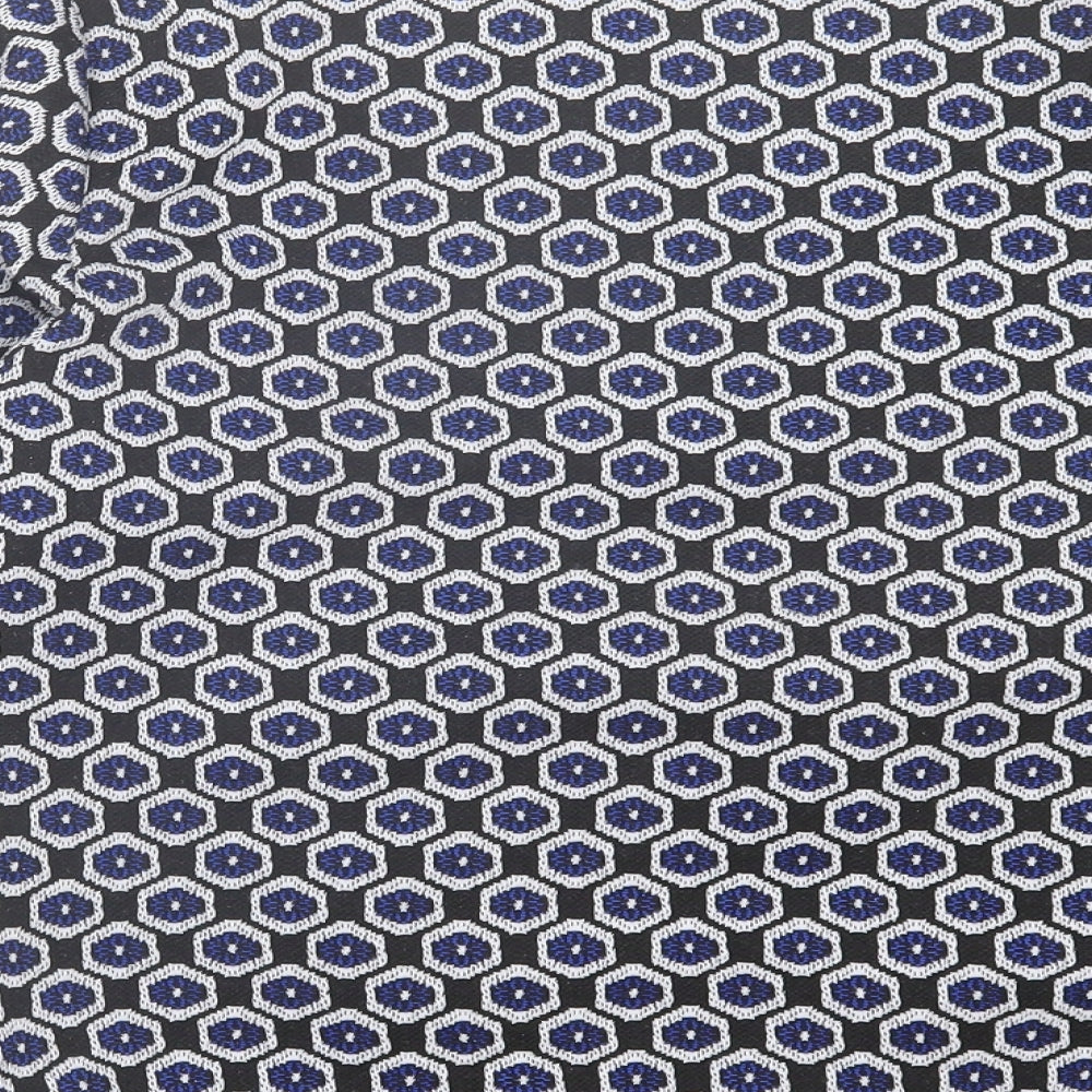 Marks and Spencer Womens Blue Geometric  Jacket  Size 18