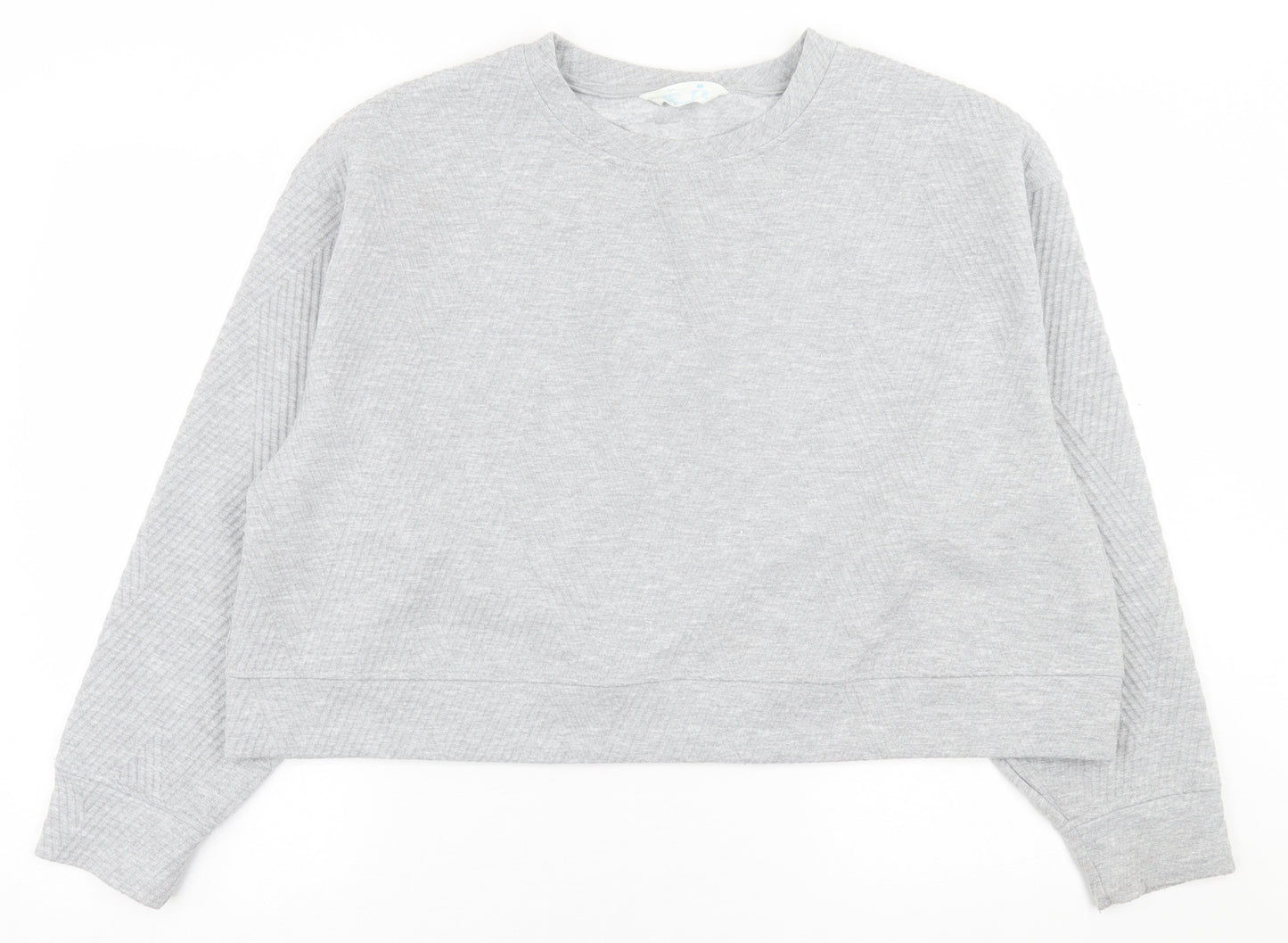 Primark Womens Grey  Polyester Pullover Sweatshirt Size M  Pullover