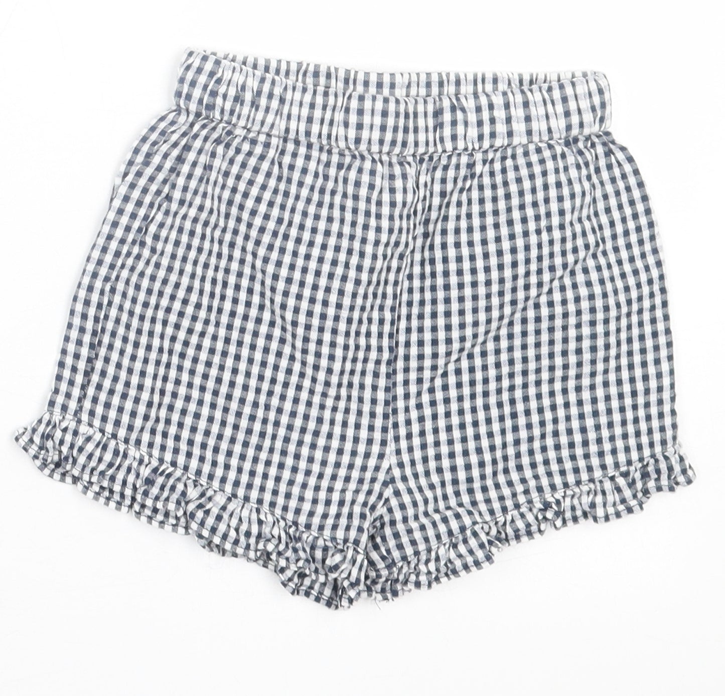 George Girls Blue Plaid Cotton Bermuda Shorts Size 2 Years  Regular