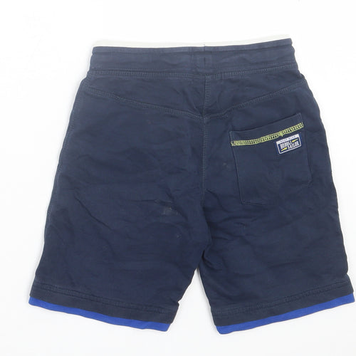 Boboli Boys Blue  Polyester Bermuda Shorts Size 6 Years  Regular Tie