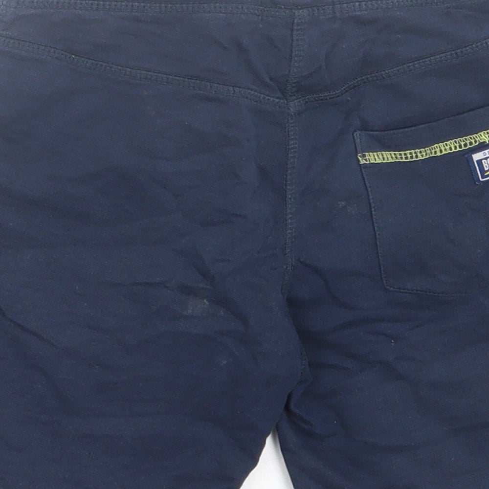 Boboli Boys Blue  Polyester Bermuda Shorts Size 6 Years  Regular Tie