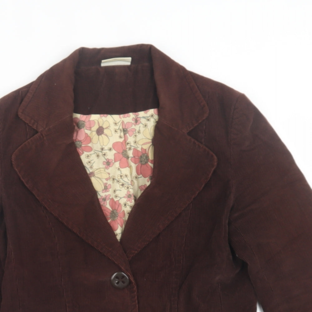 Atmosphere Womens Brown   Jacket Blazer Size 10  Button