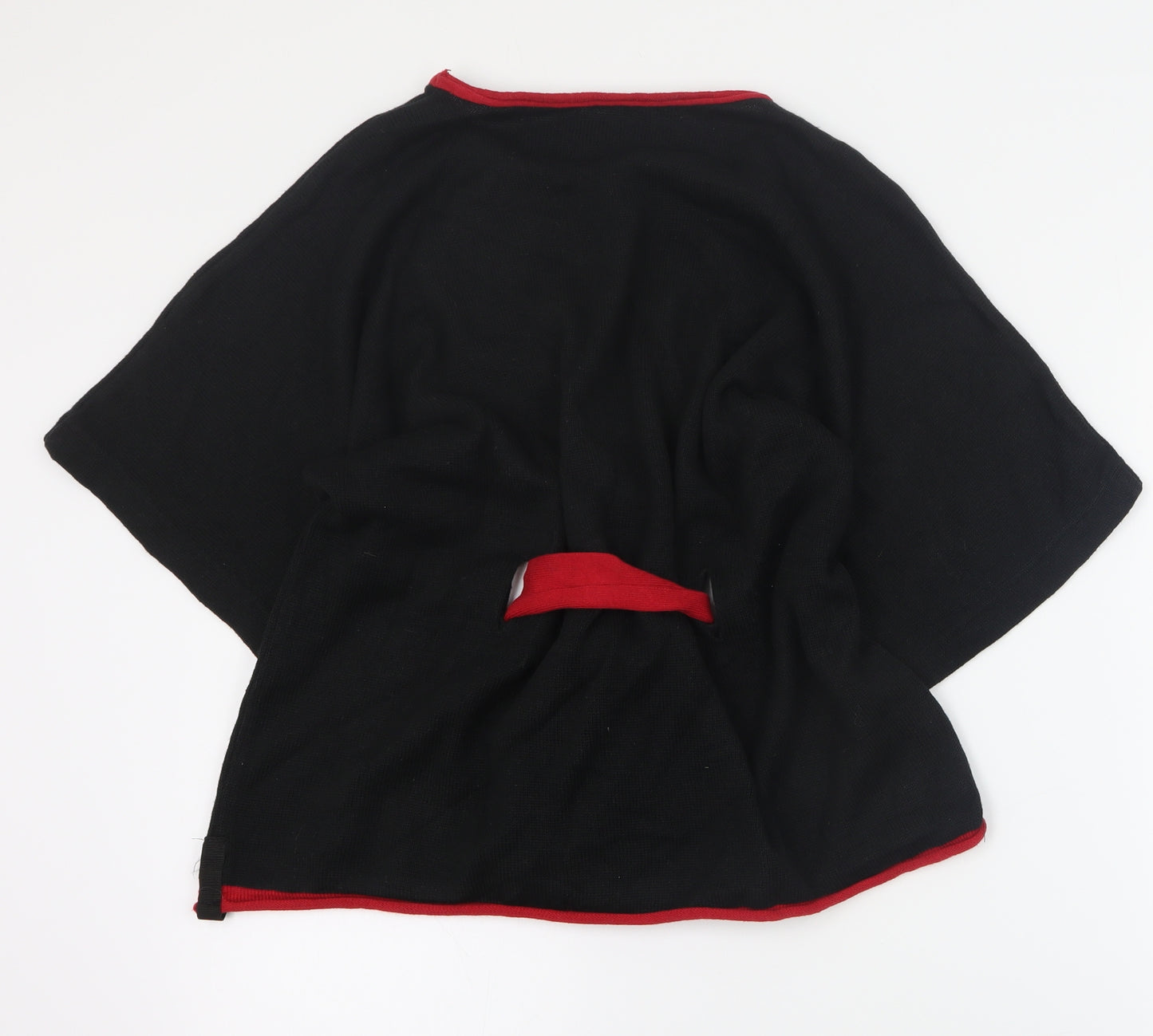 Kontrast Womens Black Round Neck  Cotton Pullover Jumper Size 18