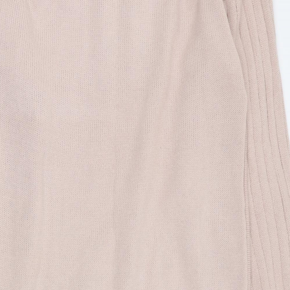 Sheilay Womens Pink  Acrylic Jumper Dress  Size 2XL  Round Neck Pullover