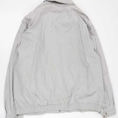 South Bay Mens Grey   Pea Coat Coat Size XL  Zip