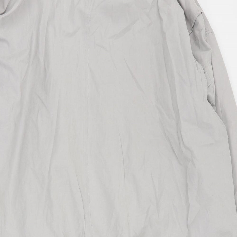 South Bay Mens Grey   Pea Coat Coat Size XL  Zip