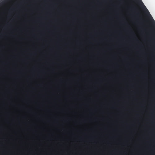 Trutex Boys Blue V-Neck  Cotton Pullover Jumper Size 2XS  Pullover