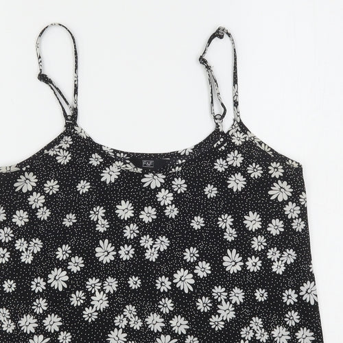 F&F Womens Multicoloured Floral Polyester Camisole Blouse Size 8 Round Neck