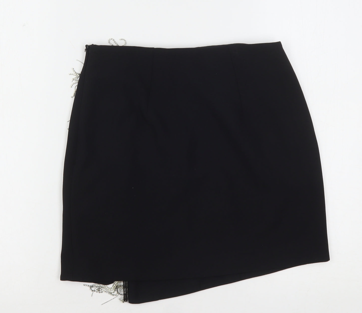 Zara Womens Black  Polyester Mini Skirt Size XS