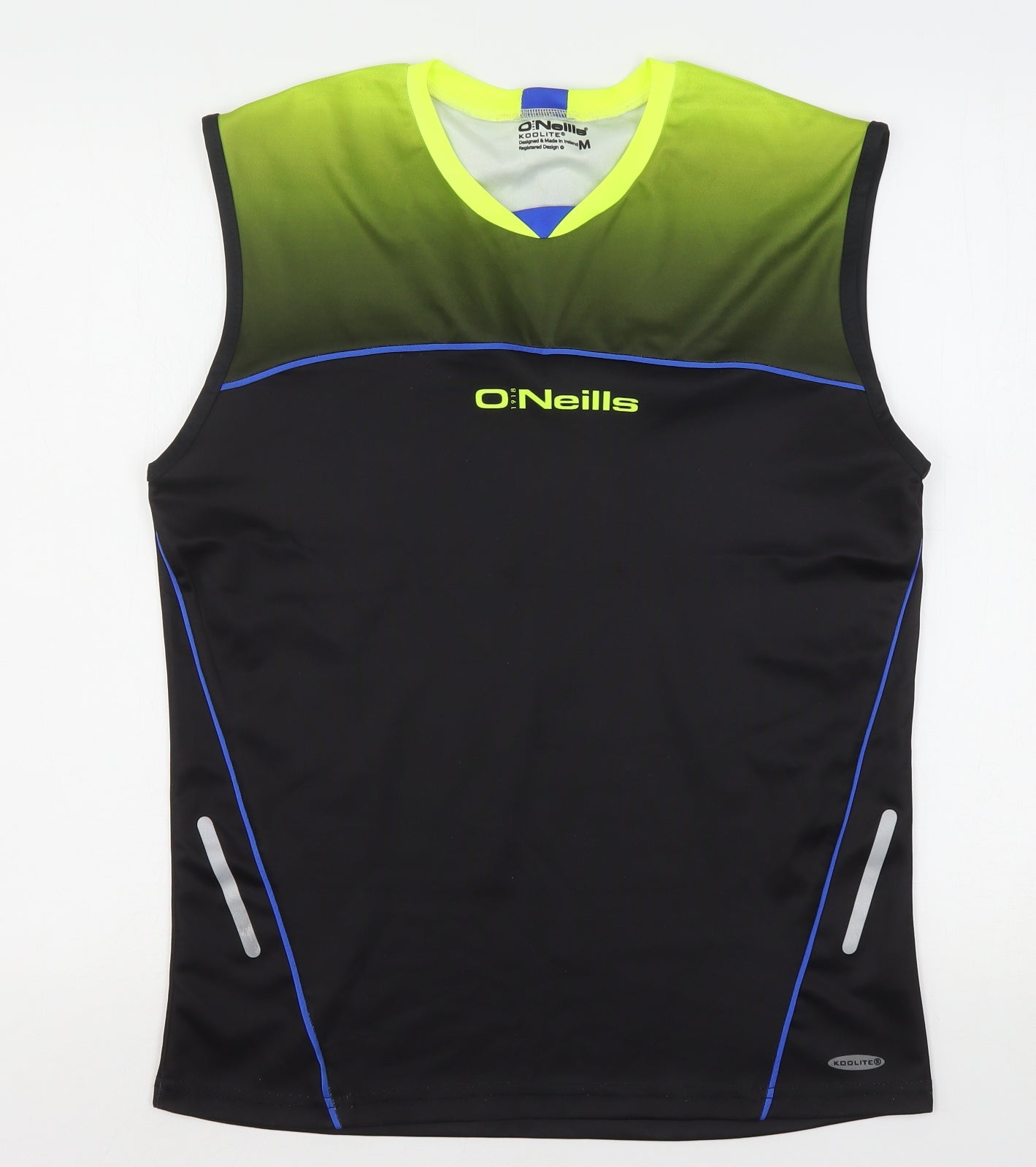 O'Neill Mens Multicoloured Geometric Polyester Basic Tank Size M Round Neck