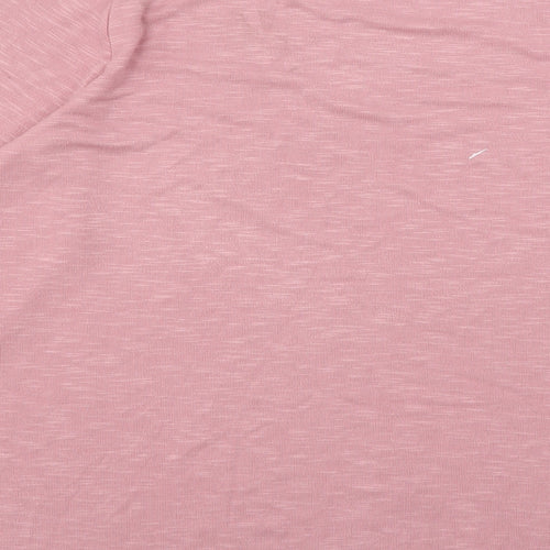 Papaya Womens Pink Round Neck  Viscose Pullover Jumper Size M