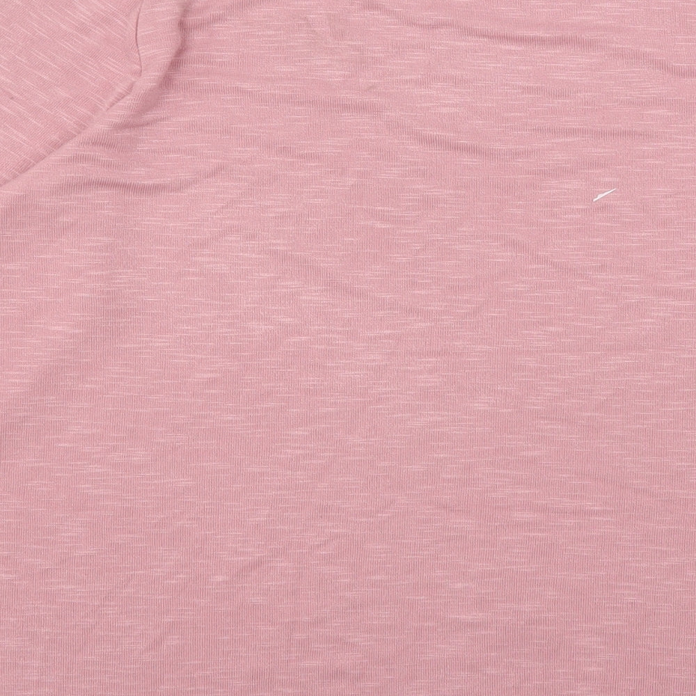 Papaya Womens Pink Round Neck  Viscose Pullover Jumper Size M