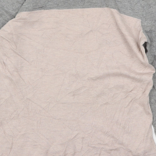 NEXT Womens Multicoloured Round Neck  Cotton Pullover Jumper Size 6