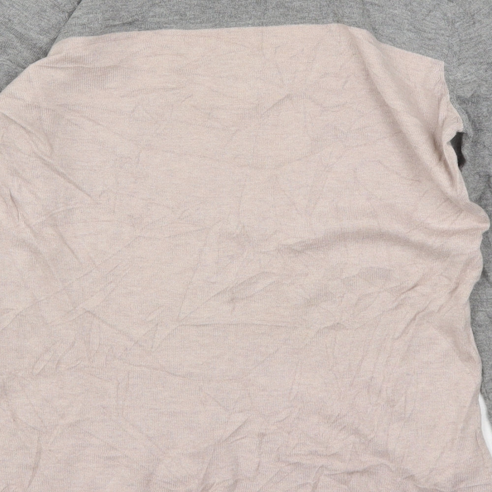 NEXT Womens Multicoloured Round Neck  Cotton Pullover Jumper Size 6