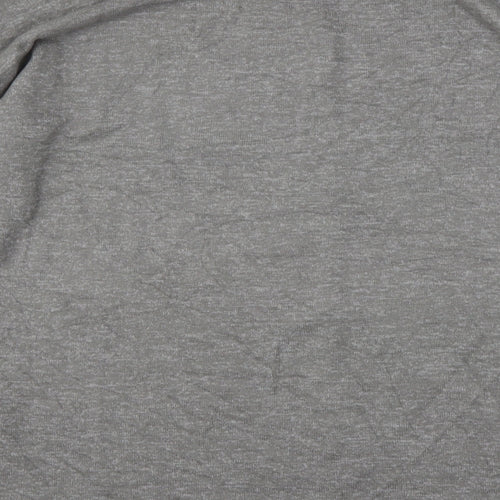 Marks and Spencer Womens Grey Round Neck  Viscose Pullover Jumper Size 12