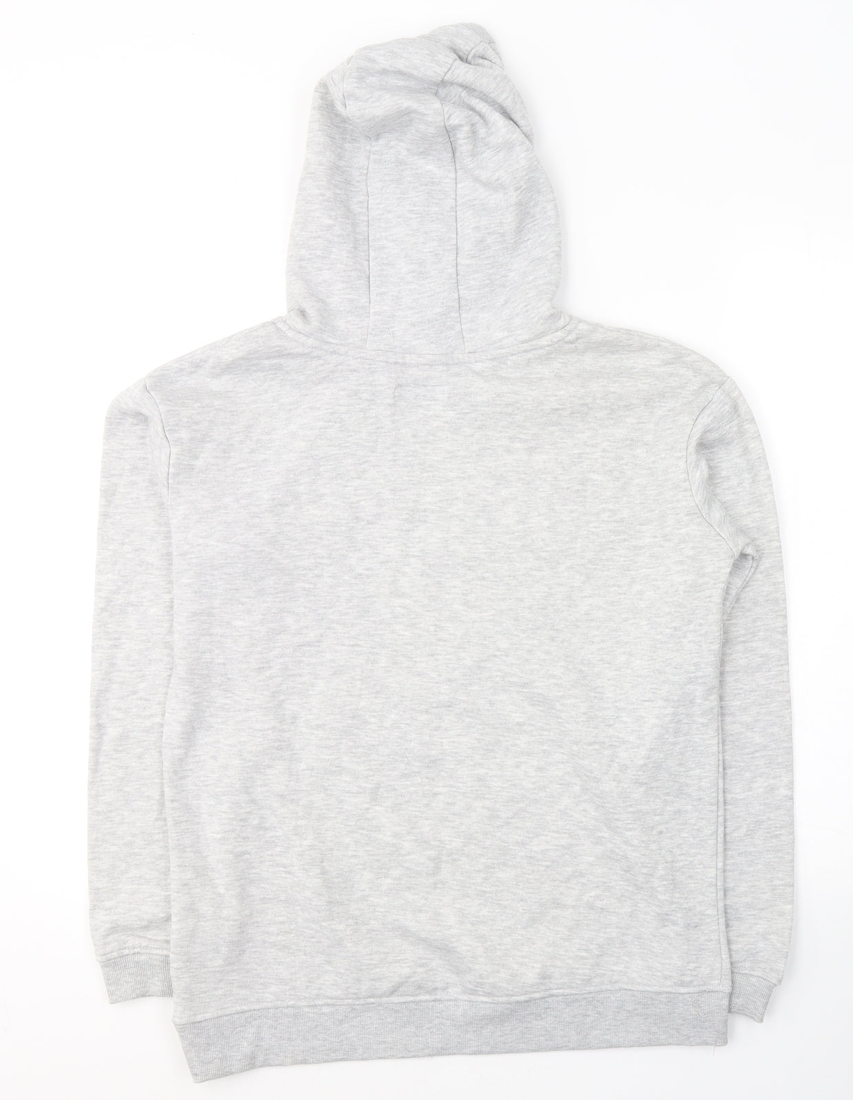 Primark Girls Grey  Cotton Pullover Hoodie Size 14-15 Years  Pullover - Love heart