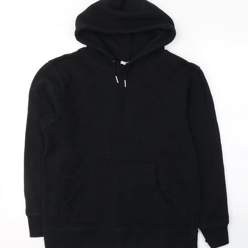 Topshop Womens Black  Polyester Pullover Hoodie Size XS  Pullover