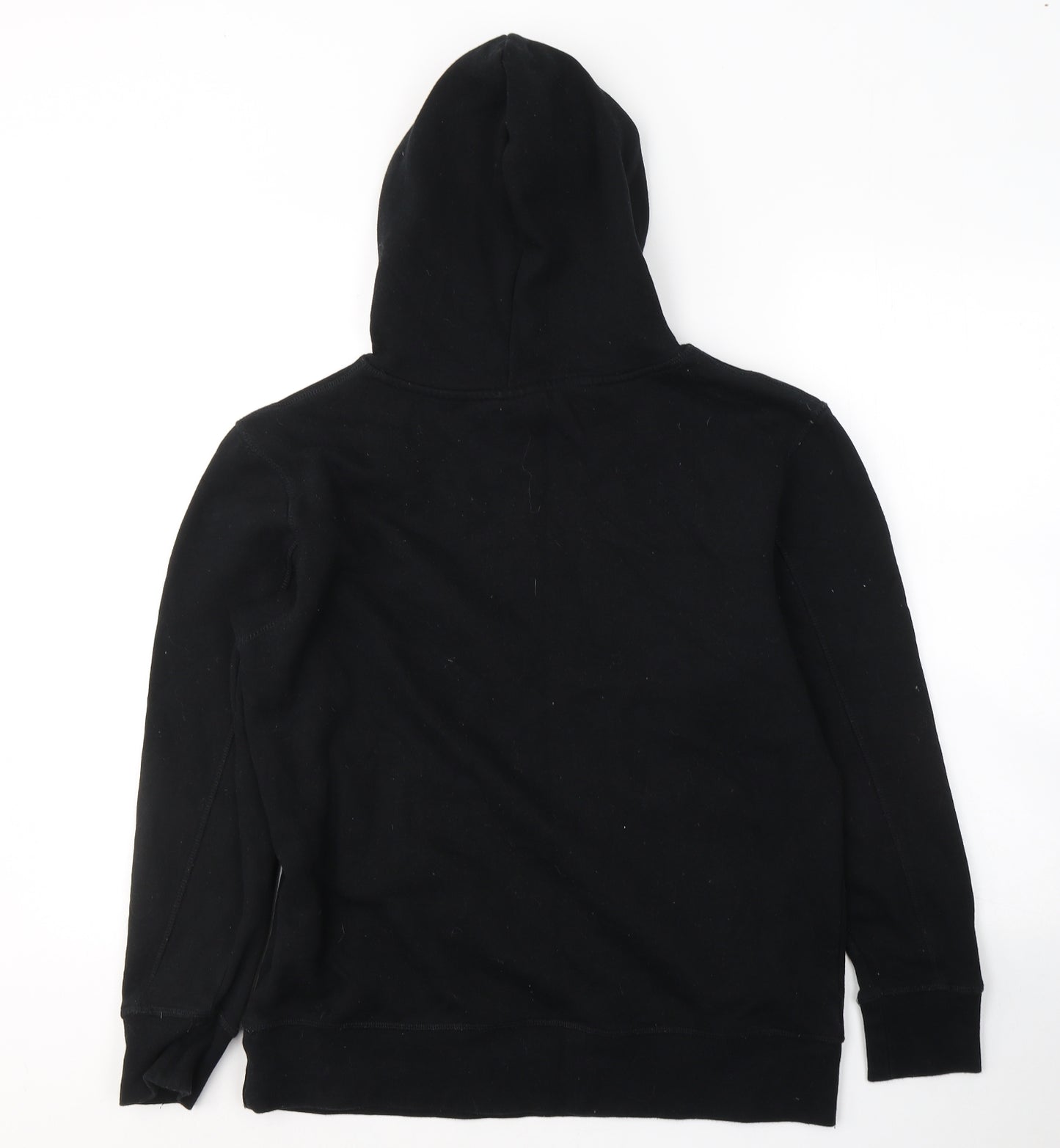 Topshop Womens Black  Polyester Pullover Hoodie Size XS  Pullover