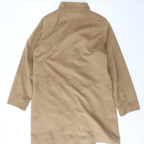 Preworn Womens Beige   Jacket  Size 12  Button