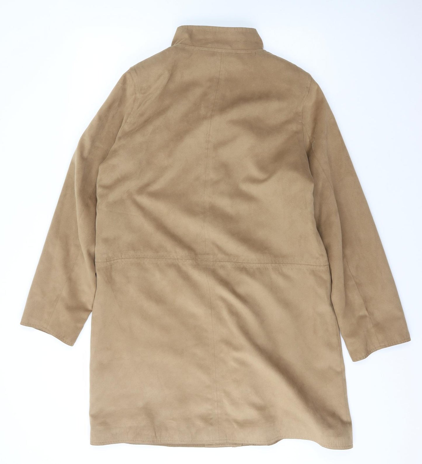 Preworn Womens Beige   Jacket  Size 12  Button