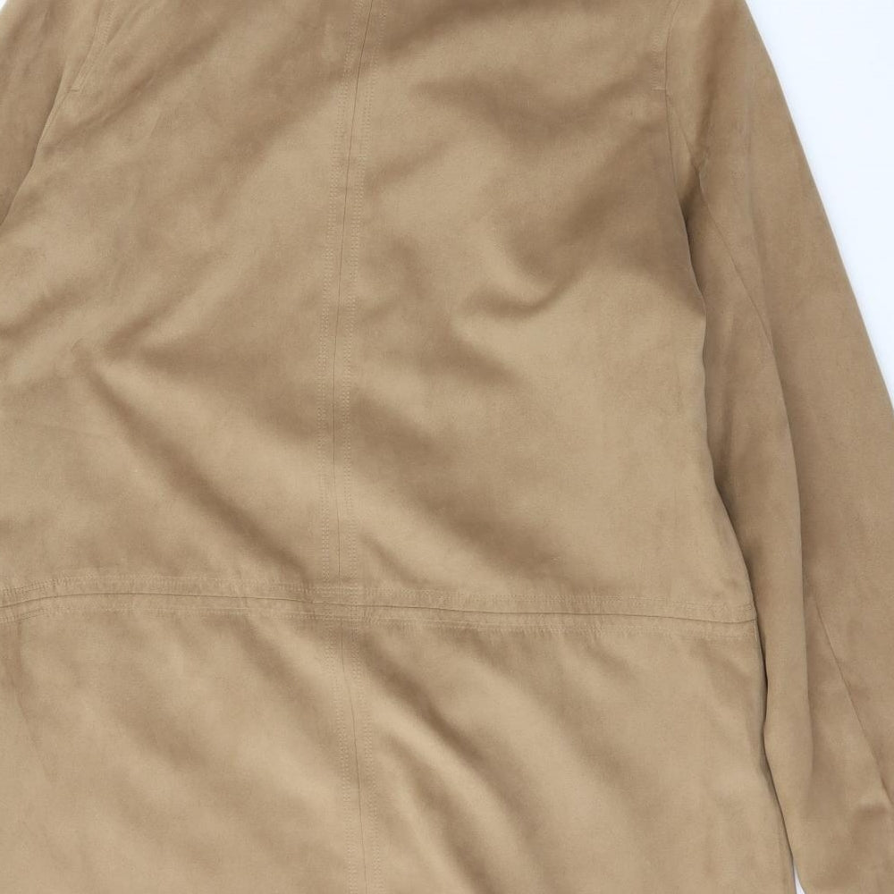 Preworn Womens Beige   Jacket  Size 12  Button