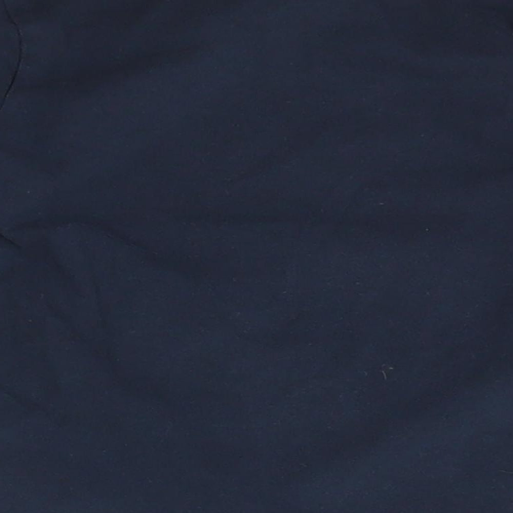 name it Baby Blue  Cotton Basic T-Shirt Size 9-12 Months Crew Neck Pullover - Tiger
