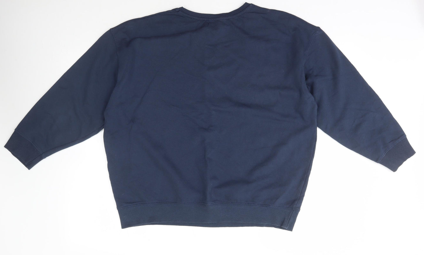 New Look Womens Blue  Cotton Pullover Hoodie Size L  Pullover