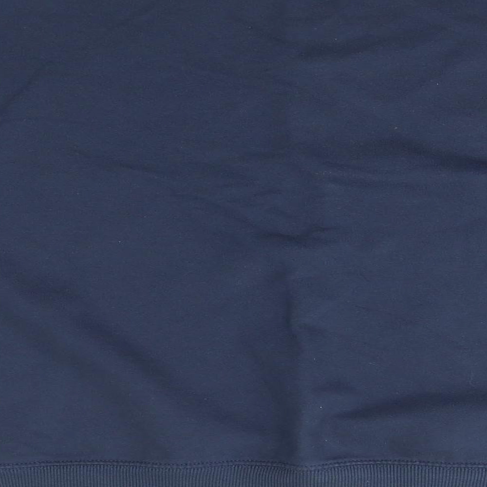 New Look Womens Blue  Cotton Pullover Hoodie Size L  Pullover