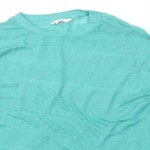 NEXT Womens Green Crew Neck  Polyester Pullover Jumper Size 10