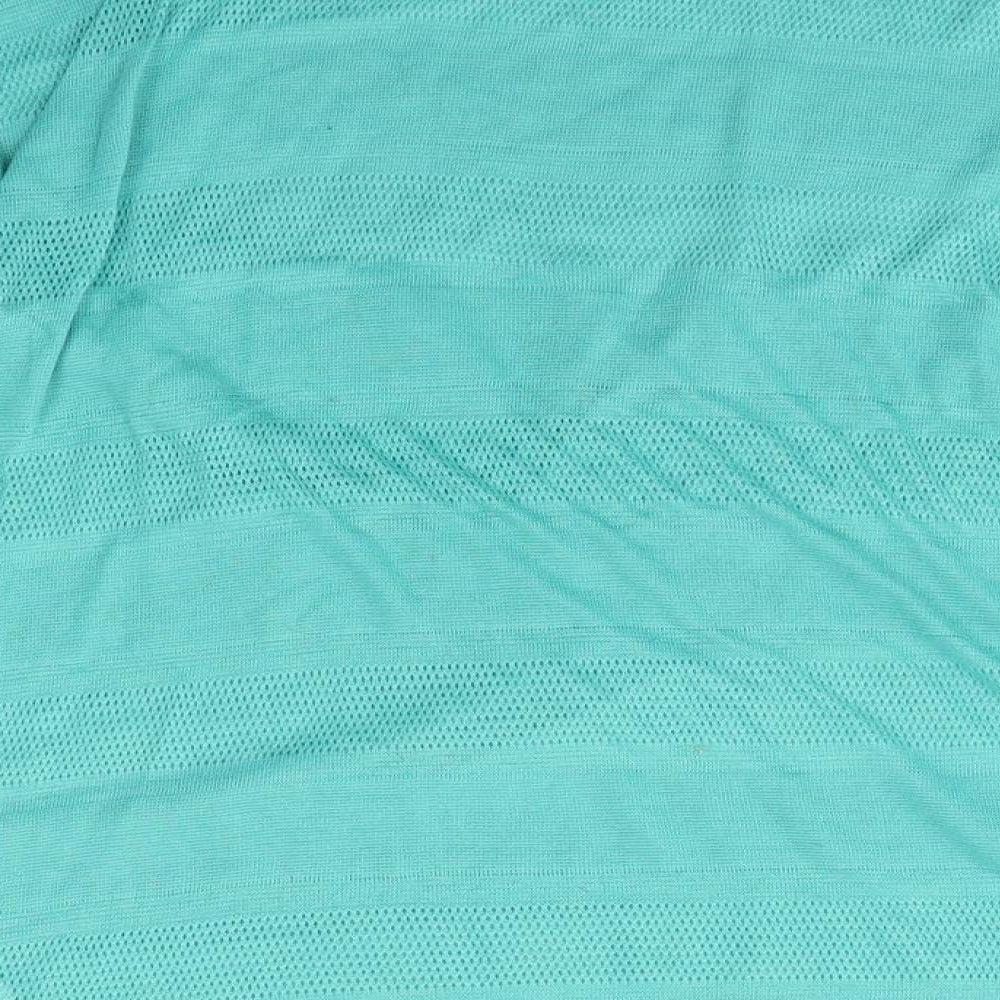 NEXT Womens Green Crew Neck  Polyester Pullover Jumper Size 10