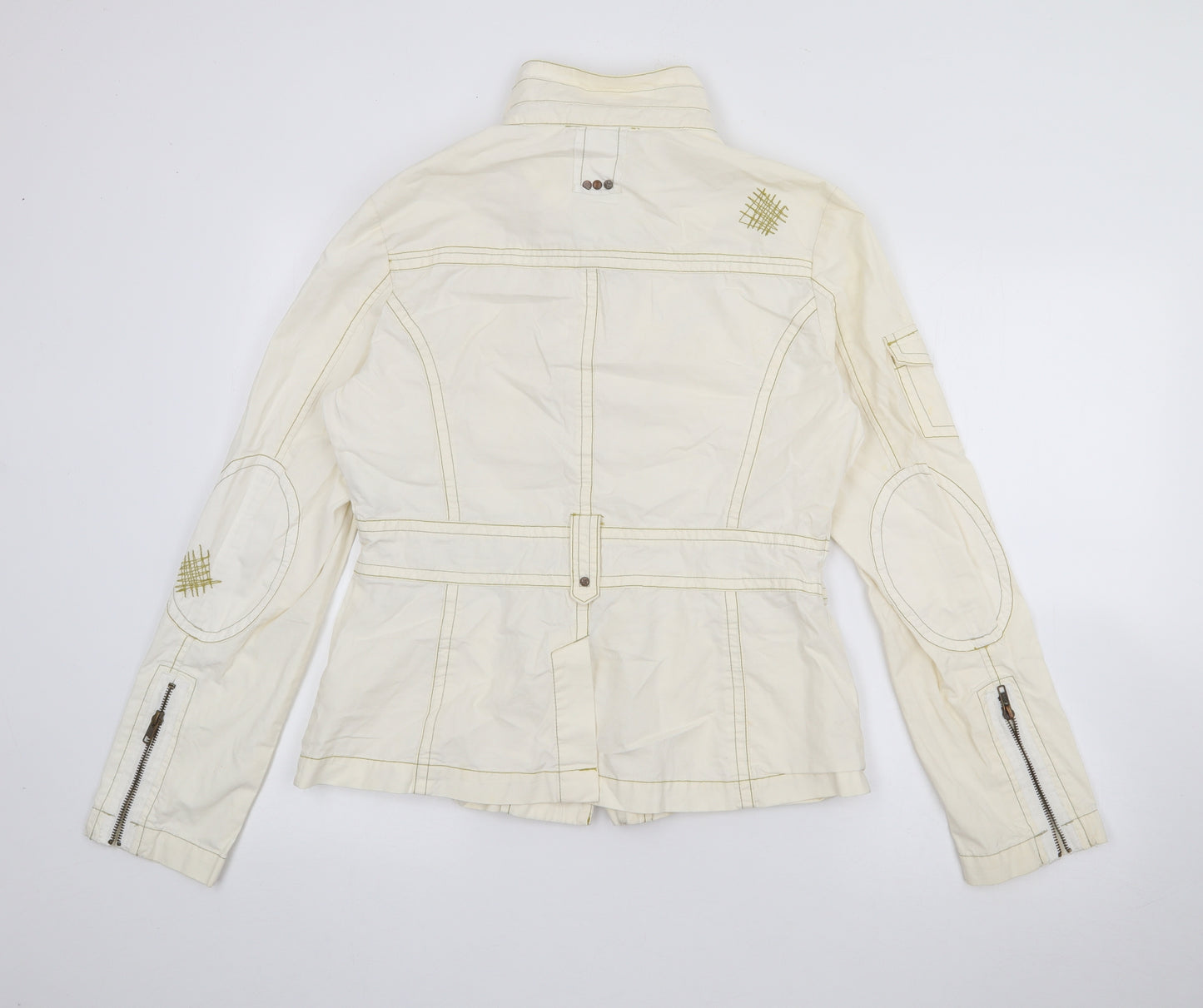 NEXT Womens Ivory   Jacket  Size S  Zip