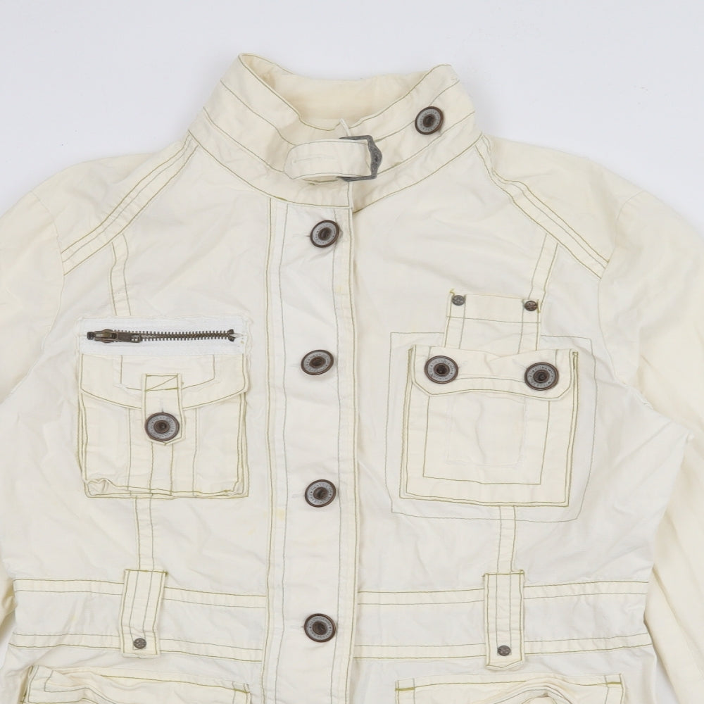 NEXT Womens Ivory   Jacket  Size S  Zip
