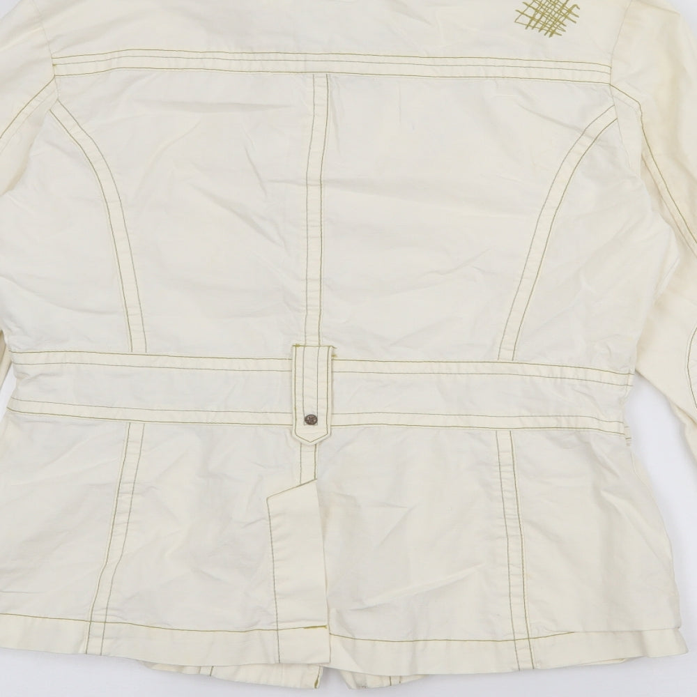 NEXT Womens Ivory   Jacket  Size S  Zip