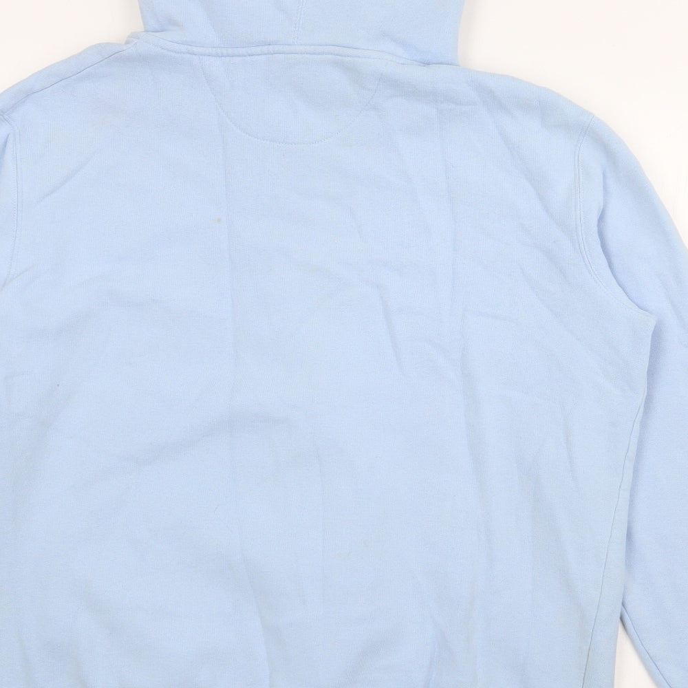 Help For Heroes Womens Blue  Cotton Full Zip Hoodie Size 16  Zip