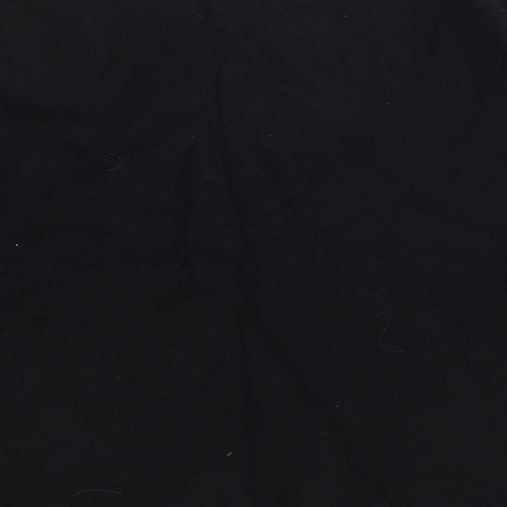 New Look Womens Black Boat Neck  Viscose Pullover Jumper Size L